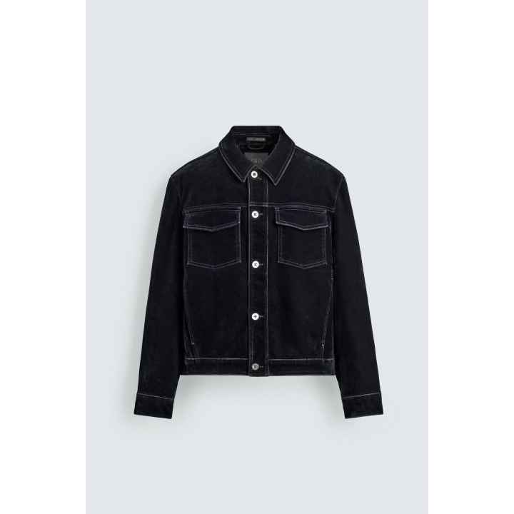 КУРТКА С ФЛОКИРОВАННЫМ ВЕЛЬВЕТОМ