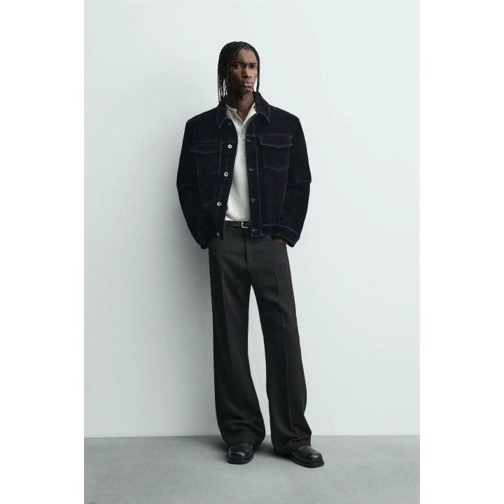 КУРТКА С ФЛОКИРОВАННЫМ ВЕЛЬВЕТОМ