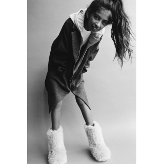 ДЛИННОЕ ПАЛЬТО СО СЪЕМНЫМ КАПЮШОНОМ