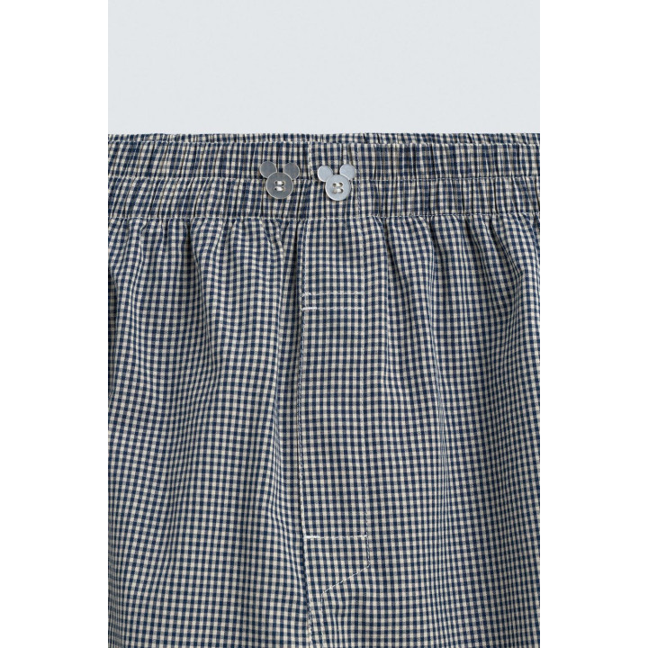 ТРУСЫ-БОКСЕРЫ ИЗ ПОПЛИНА В КЛЕТКУ HARRY LAMBERT FOR ZARA X DISNEY