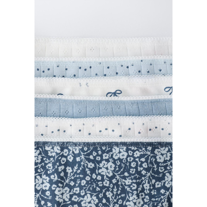 2–6 ЛЕТ/ НАБОР ИЗ ШЕСТИ ТРУСОВ С БАНТИКАМИ