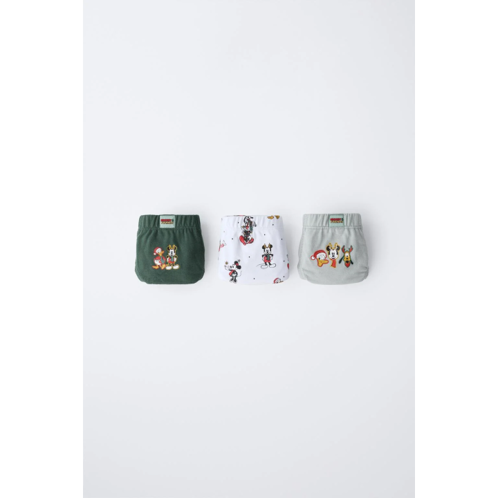 Трусы 3 шт. mickey mouse и друзья © disney для детей от 1/2 до 6 лет