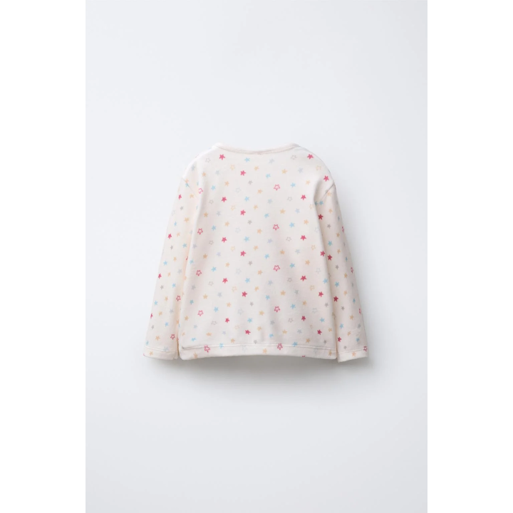 Пижама с двумя звездами из бархата на 2-6 лет