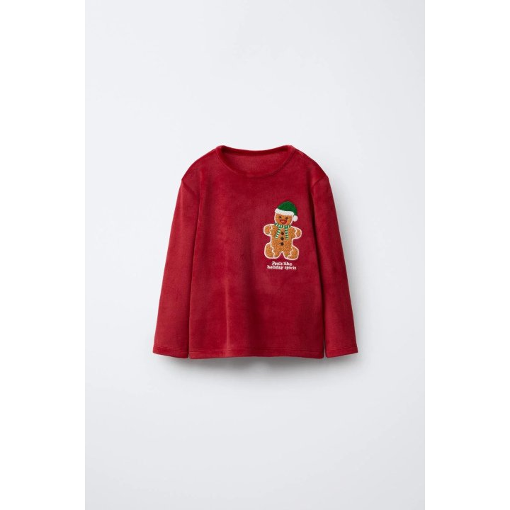 Пижама ages 2-6 / velvet cookie patch