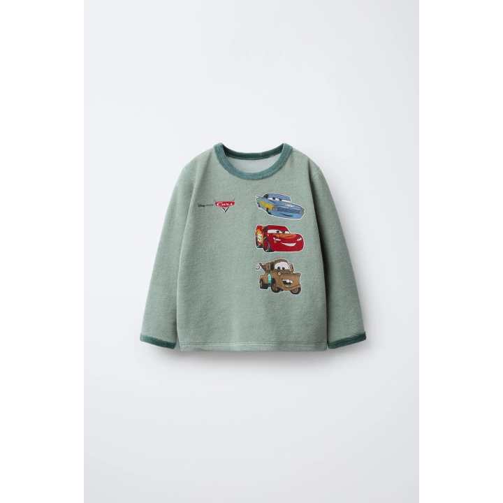 2-6 ЛЕТ/ ВЕЛЬВЕТОВАЯ ПИЖАМА CARS LIGHTNING MCQUEEN AND FRIENDS © DISNEY