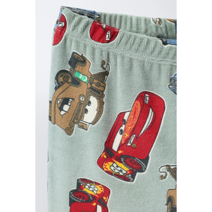 2-6 ЛЕТ/ ВЕЛЬВЕТОВАЯ ПИЖАМА CARS LIGHTNING MCQUEEN AND FRIENDS © DISNEY