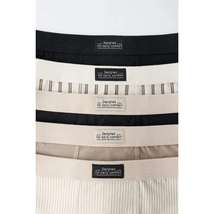 3-6 ЛЕТ/ НАБОР ИЗ ПЯТИ ТРУСОВ-БОКСЕРОВ В ПОЛОСКУ