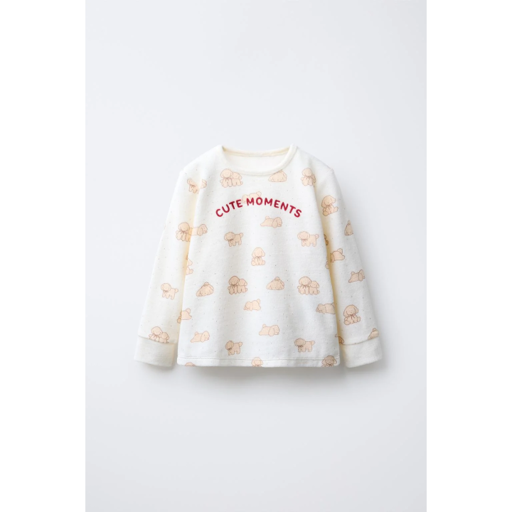 2-6 ЛЕТ/ ВЕЛЮРОВАЯ ПИЖАМА С СОБАЧКАМИ