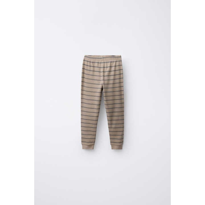 2-6 ЛЕТ/ПИЖАМА В ПОЛОСКУ ВАФЕЛЬНОЙ ТКАНЬЮ