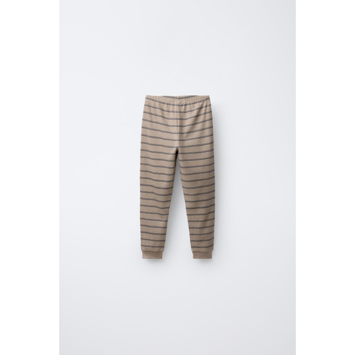 2-6 ЛЕТ/ПИЖАМА В ПОЛОСКУ ВАФЕЛЬНОЙ ТКАНЬЮ