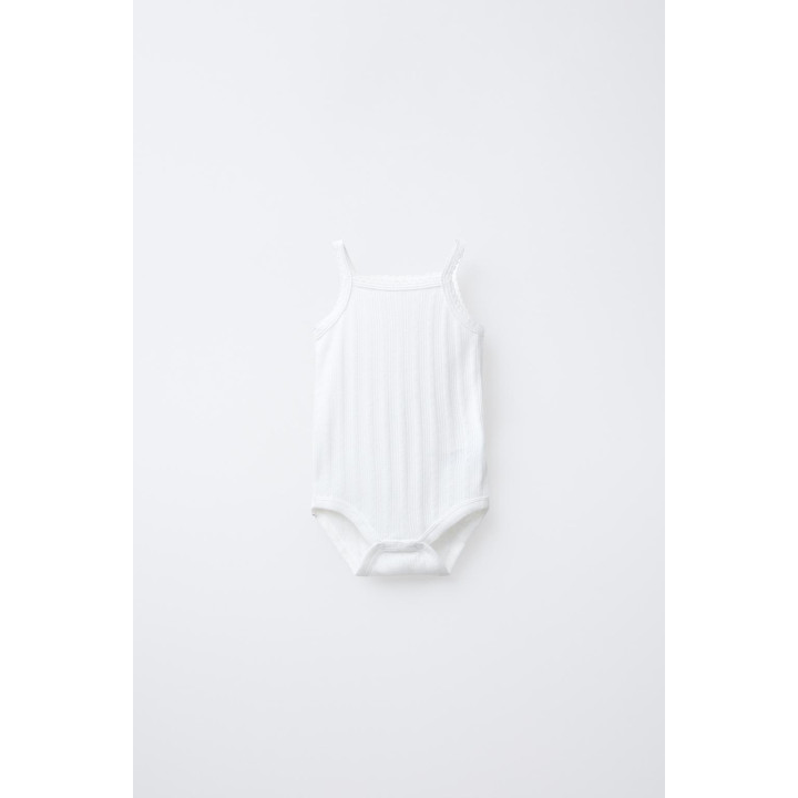 3-пакет ребристых боди с вырезами