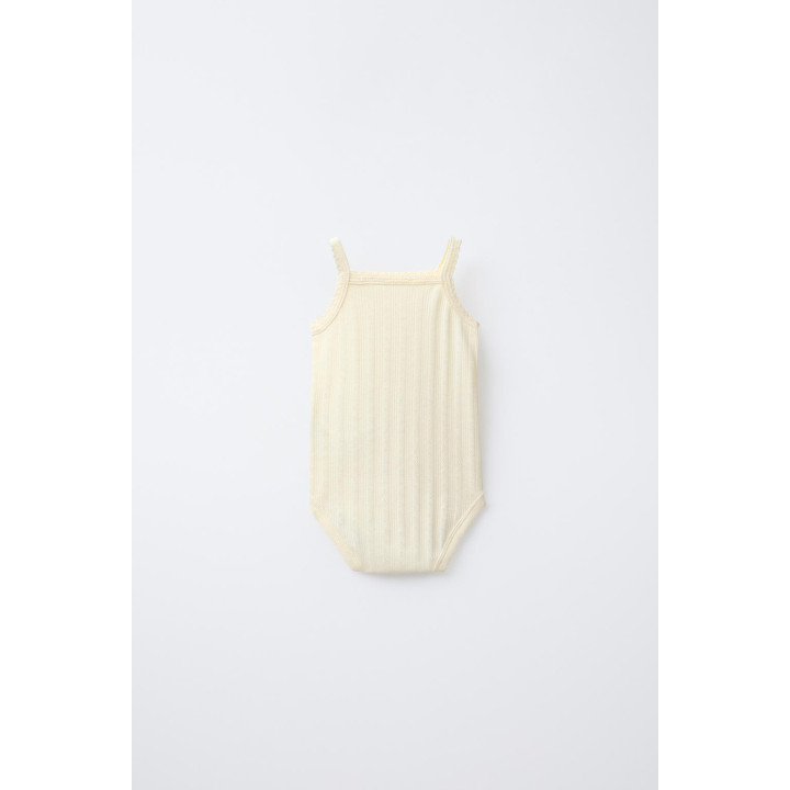 3-пакет ребристых боди с вырезами