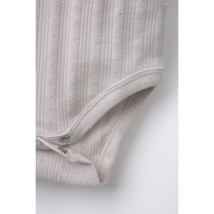 3-пакет ребристых боди с вырезами