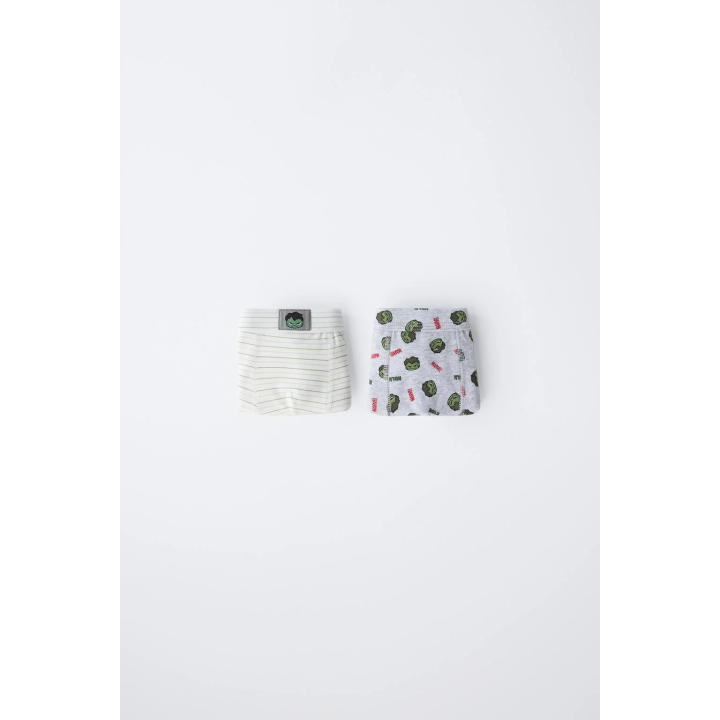 Двухпачка боксеров с эластичным поясом и принтом халка © marvel