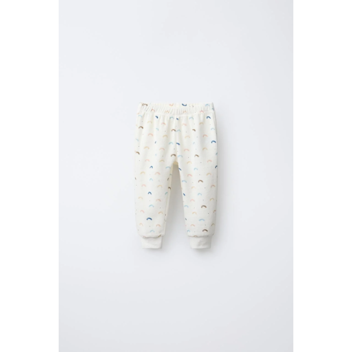 Пижама из велюра радужная 2-6 лет