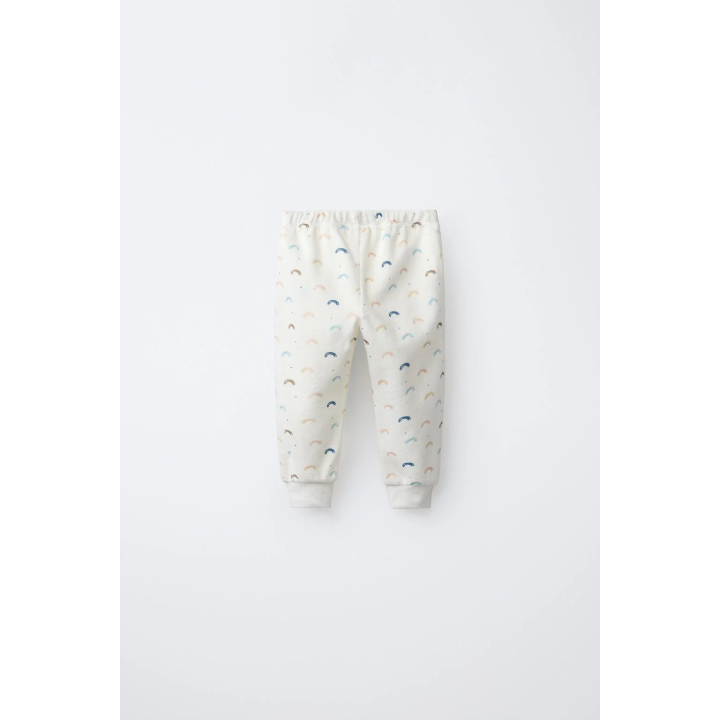 Пижама из велюра радужная 2-6 лет