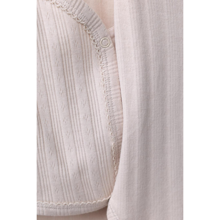 0-6 МЕСЯЦЕВ/НАБОР ИЗ ТРЕХ БОДИ С ДЛИННЫМИ РУКАВАМИ И ВЫРЕЗОМ КИМОНО