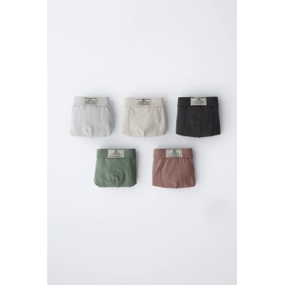 3-6 ЛЕТ/НАБОР ИЗ ПЯТИ ТРУСОВ-БОКСЕРОВ С ЛОГОТИПОМ