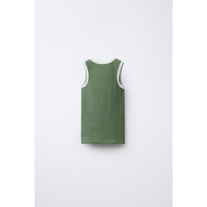 НАБОР ИЗ ТРЕХ ОДНОТОННЫХ МАЕК С ОТДЕЛКОЙ