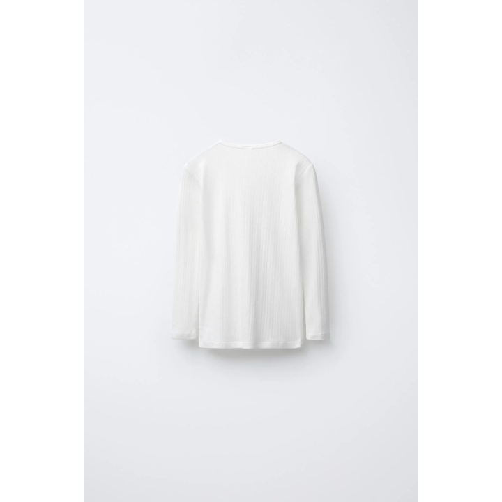 2-6 ЛЕТ/НАБОР ИЗ ДВУХ ФУТБОЛОК С АЖУРНОЙ ВЯЗКОЙ