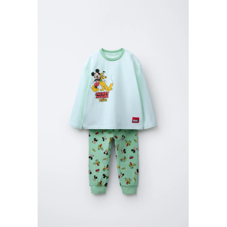 2-6 ЛЕТ/ПИЖАМА: ФУТБОЛКА И БРЮКИ MICKEY MOUSE © DISNEY