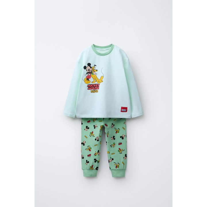 2-6 ЛЕТ/ПИЖАМА: ФУТБОЛКА И БРЮКИ MICKEY MOUSE © DISNEY