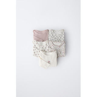 НАБОР ИЗ ПЯТИ БОДИ С ЦВЕТОЧНЫМ ПРИНТОМ