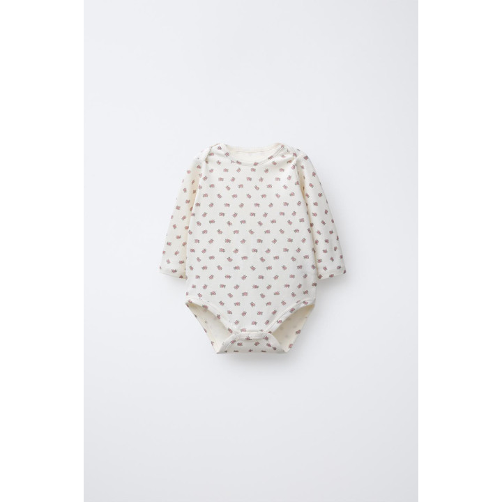 НАБОР ИЗ ПЯТИ БОДИ С ЦВЕТОЧНЫМ ПРИНТОМ