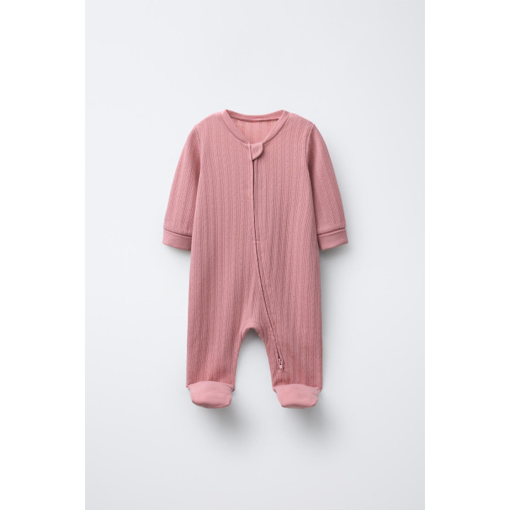 TWO-PACK OF FLORAL CONVERTIBLE FOOTED SLEEPSUITS