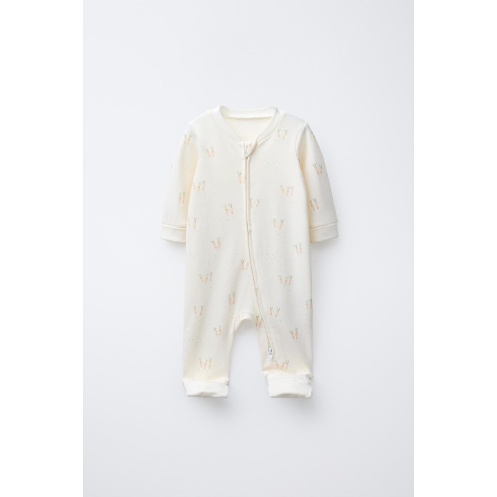 НАБОР ИЗ ДВУХ КОМБИНЕЗОНОВ С КРОЛИКАМИ И ТРАНСФОРМИРУЕМЫМИ НОЖКАМИ