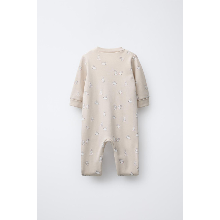 НАБОР ИЗ ДВУХ КОМБИНЕЗОНОВ С КРОЛИКАМИ И ТРАНСФОРМИРУЕМЫМИ НОЖКАМИ