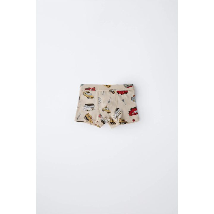 3-6 ЛЕТ/НАБОР ИЗ ПЯТИ ТРУСОВ-БОКСЕРОВ С МАШИНКАМИ