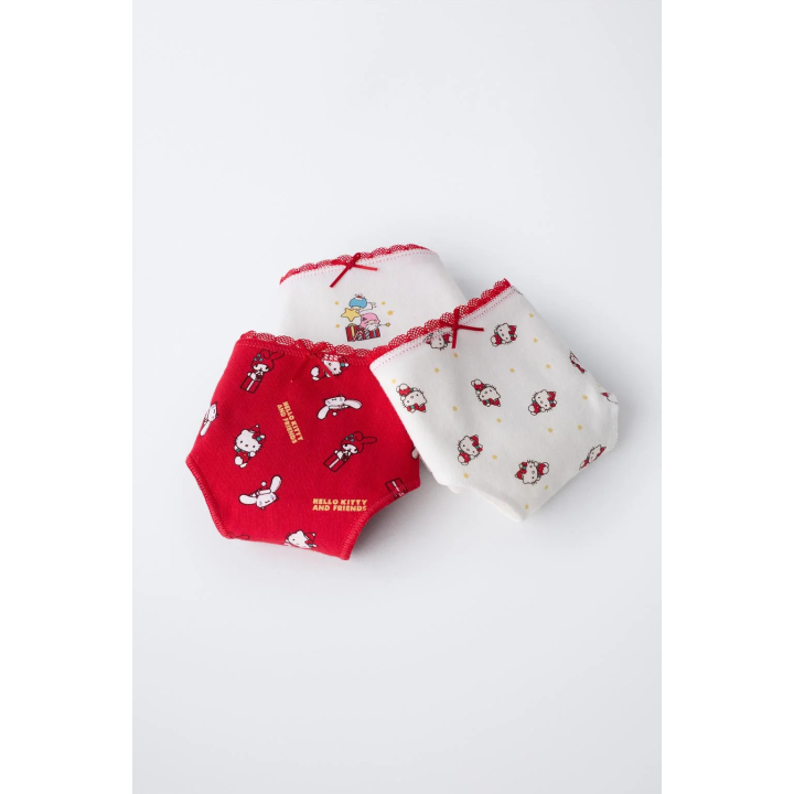 6-14 ЛЕТ/НАБОР ИЗ ТРЕХ ТРУСОВ HELLO KITTY © SANRIO