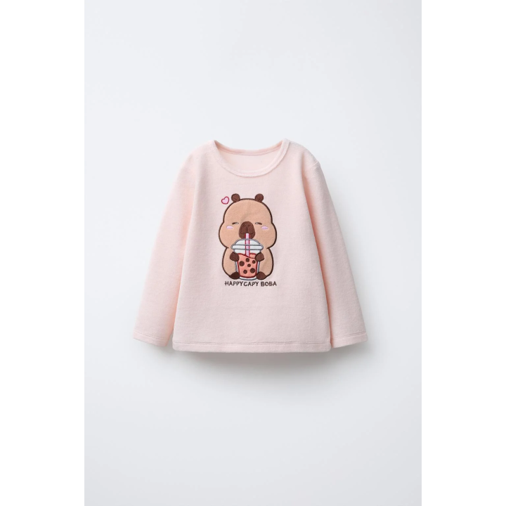 1,5-6 ЛЕТ/ВЕЛЮРОВАЯ ПИЖАМА «КАПИБАРА» CAPYFUN ©