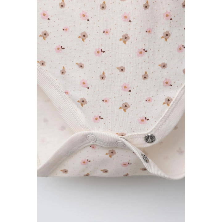 НАБОР ИЗ ПЯТИ БОДИ С ЦВЕТОЧНЫМ ПРИНТОМ