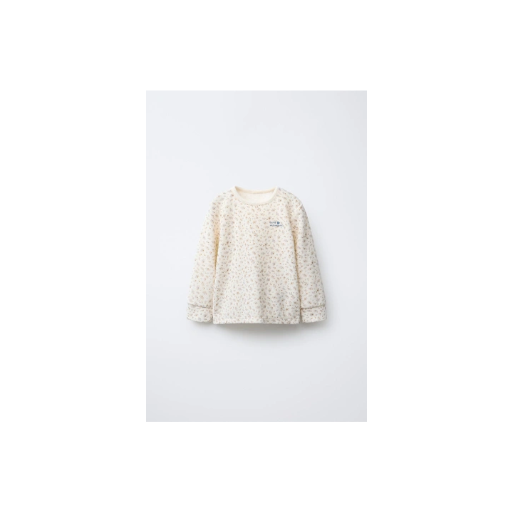 1 1/2-6 YEARS/ FLORAL VELOUR PYJAMAS