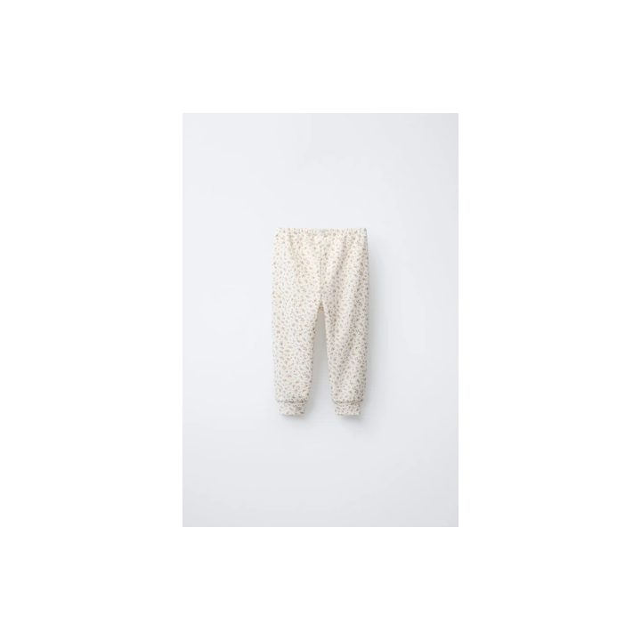 1 1/2-6 YEARS/ FLORAL VELOUR PYJAMAS