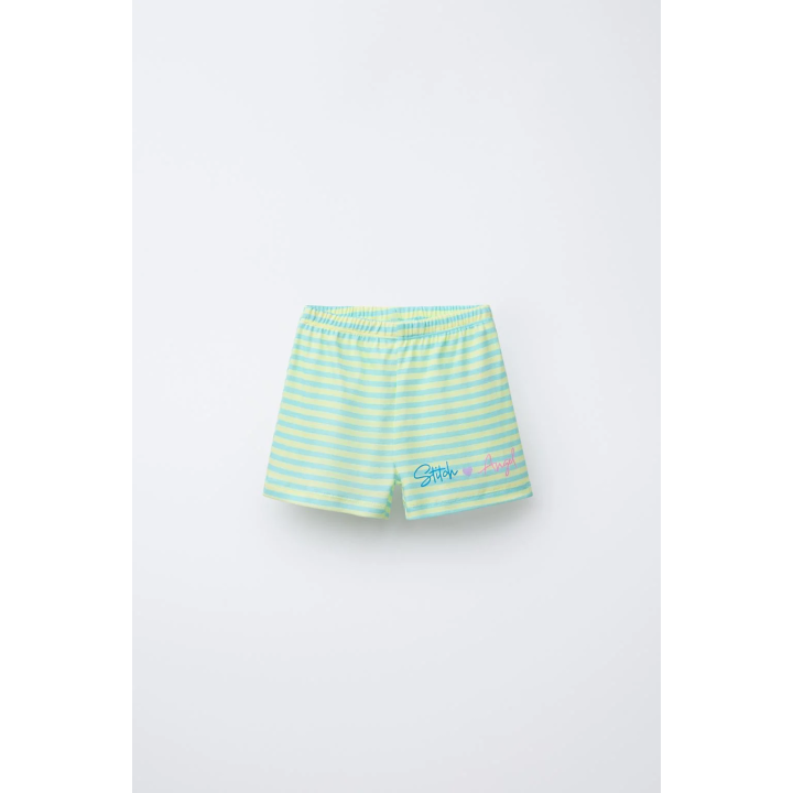 2-6 ЛЕТ/ ПИЖАМА, ФУТБОЛКА И ШОРТЫ-БЕРМУДЫ В ПОЛОСКУ STITCH & ANGEL © DISNEY