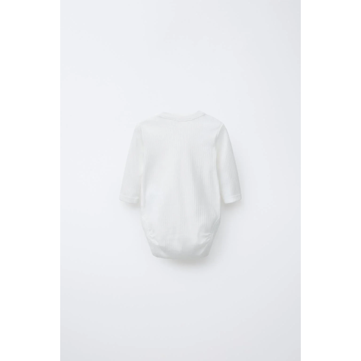 0-6 МЕСЯЦЕВ/НАБОР ИЗ ТРЕХ БОДИ С ДЛИННЫМИ РУКАВАМИ И ВОРОТНИКОМ КИМОНО