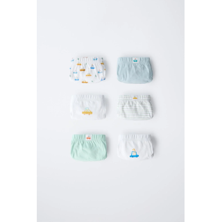 2-6 ЛЕТ/ КОМПЛЕКТ ИЗ ШЕСТИ ТРУСОВ С ДИНОЗАВРАМИ И МАШИНАМИ