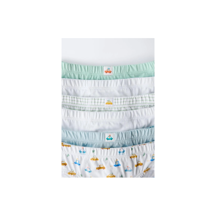 2-6 ЛЕТ/ КОМПЛЕКТ ИЗ ШЕСТИ ТРУСОВ С ДИНОЗАВРАМИ И МАШИНАМИ