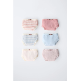 6–14 ЛЕТ/ НАБОР ИЗ ШЕСТИ ТРУСОВ С ЦВЕТОЧНЫМ ПРИНТОМ