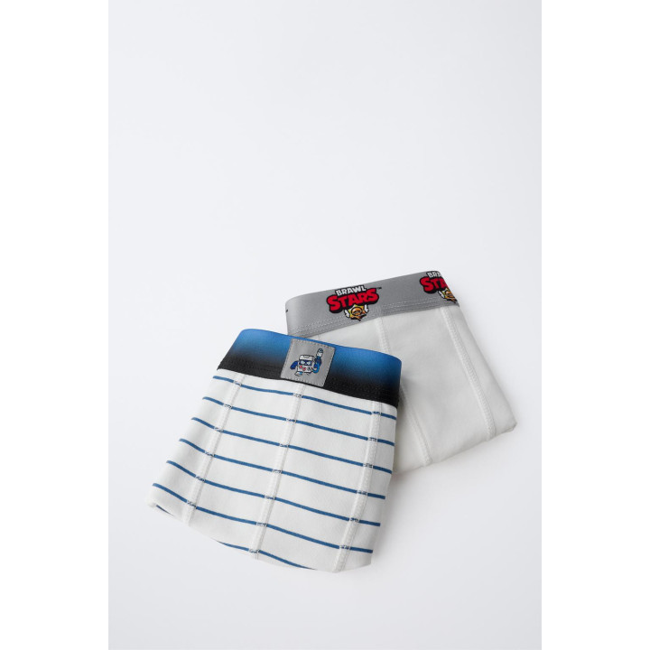 8-14 ЛЕТ/НАБОР ИЗ ДВУХ ТРУСОВ-БОКСЕРОВ BRAWL STARS © SUPERCELL OY