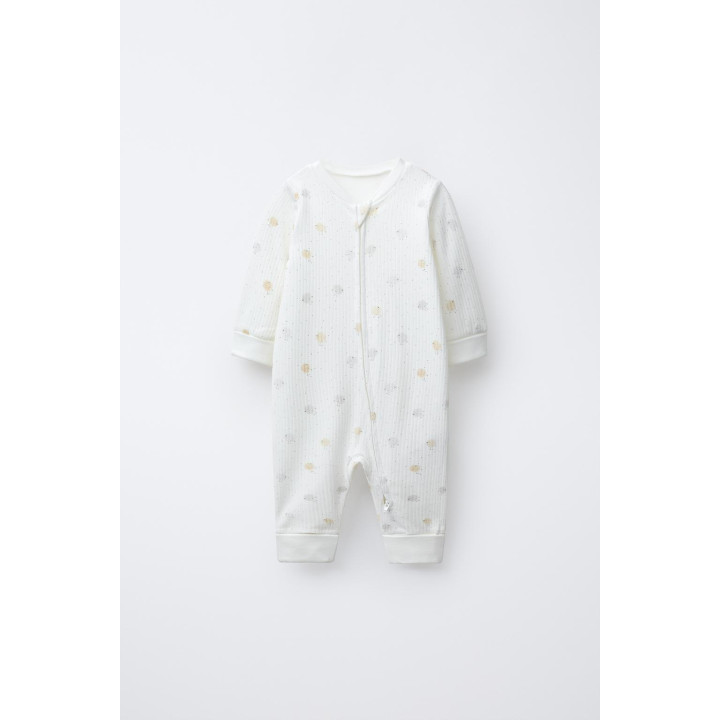 КОМБИНЕЗОН С ПРИНТОМ «ЦЫПЛЯТА», ТРАНСФОРМИРУЮЩИЙСЯ В НОСОК