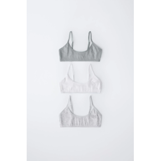 НАБОР ИЗ ТРЕХ ТОПОВ СО СТРАЗАМИ РАЗЛИЧНЫХ ФОРМ 9-14 ЛЕТ