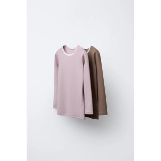 6-14 ЛЕТ/ НАБОР ИЗ ДВУХ РУБЧАТЫХ ФУТБОЛОК С КРУЖЕВОМ