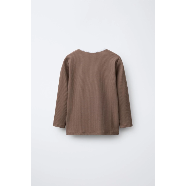 6-14 ЛЕТ/ НАБОР ИЗ ДВУХ РУБЧАТЫХ ФУТБОЛОК С КРУЖЕВОМ