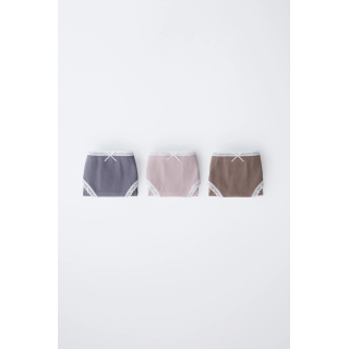 6-14 ЛЕТ/ НАБОР ИЗ ТРЕХ ТРУСОВ С КРУЖЕВОМ