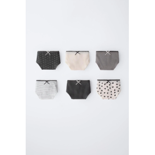 6-14 ЛЕТ/НАБОР ИЗ ШЕСТИ ТРУСОВ С ПРИНТОМ