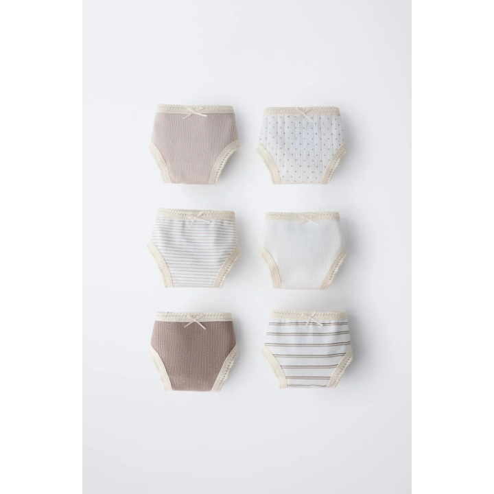 6–14 ЛЕТ/ НАБОР ИЗ ШЕСТИ ТРУСОВ С ПРИНТОМ